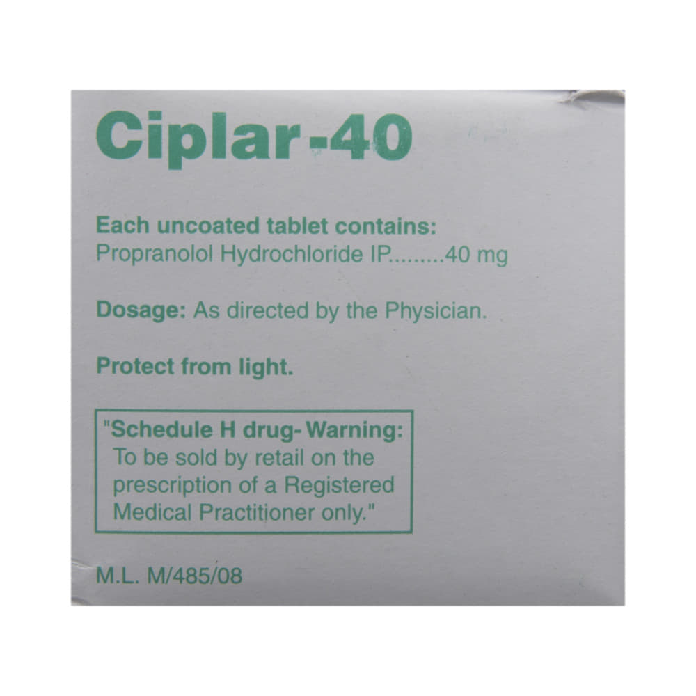 Ciplar 40 Tablet