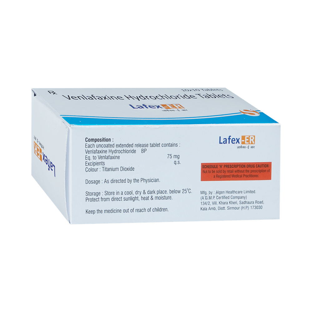 Lafex 75mg Tablet ER