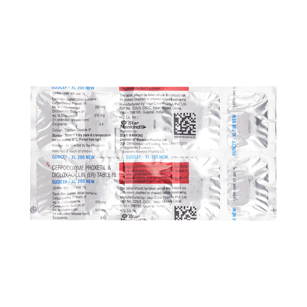 Gudcef -XL 200 New Tablet ER