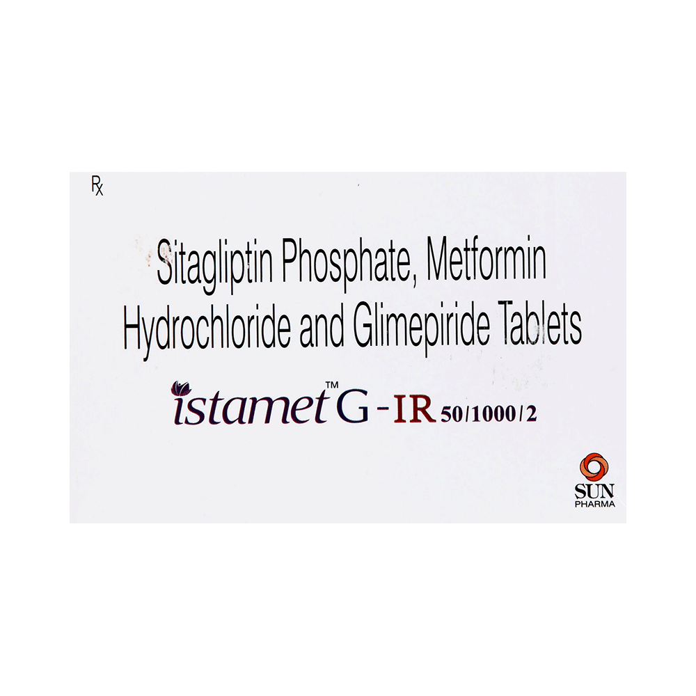 Istamet G 50mg/2mg/1000mg Tablet IR