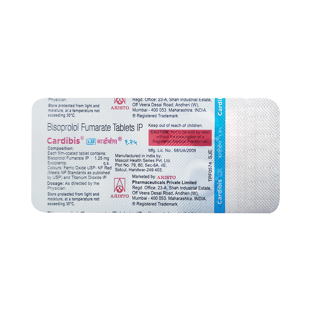 Cardibis 1.25 Tablet