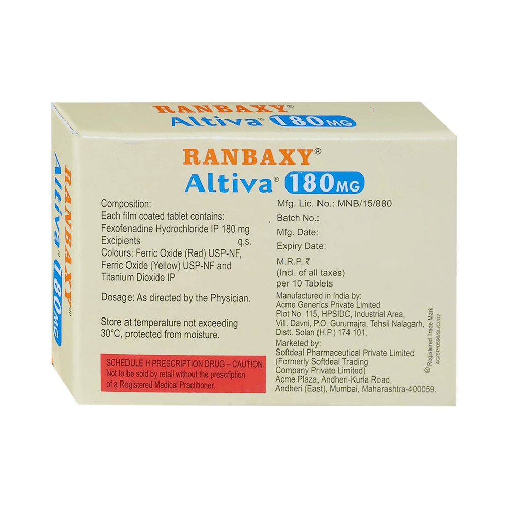 Altiva 180mg Tablet