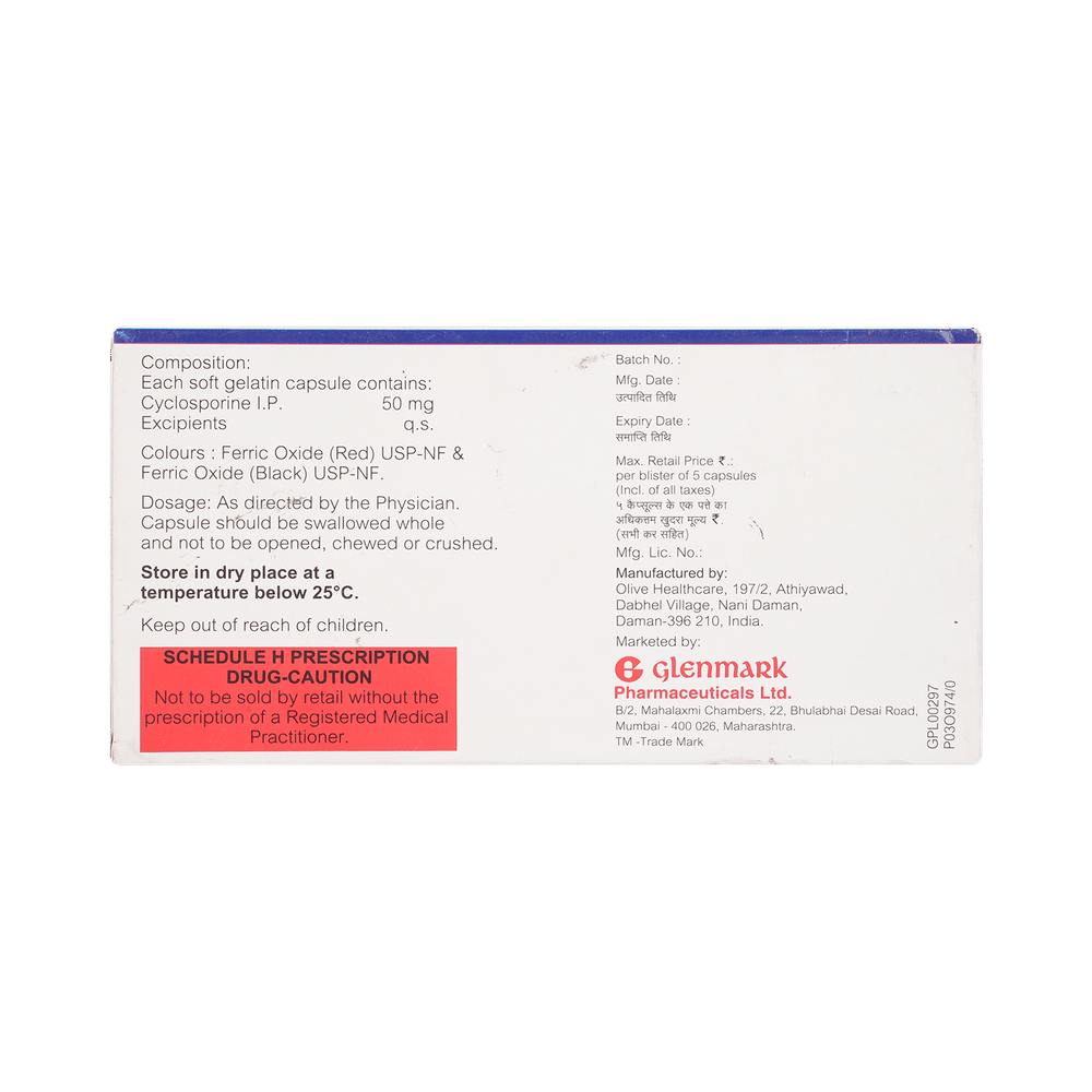Pasilow 50mg Capsule