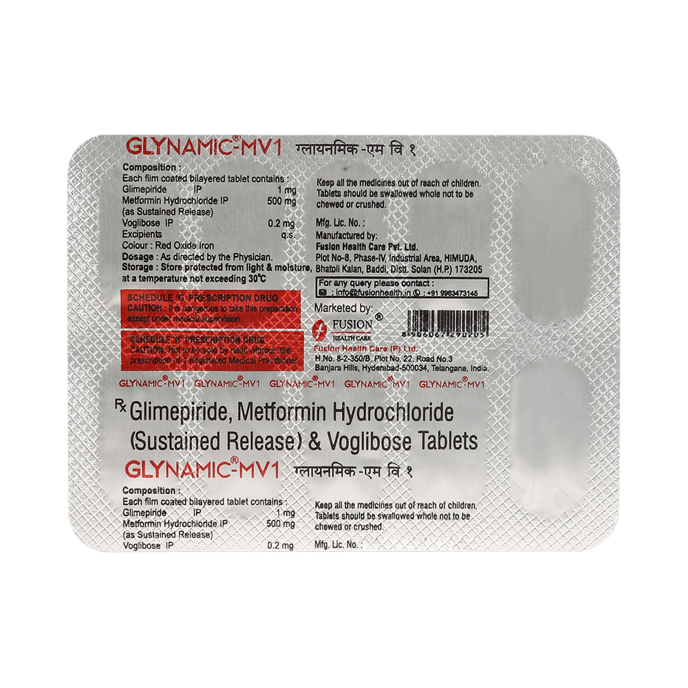 Glynamic MV 1 Tablet