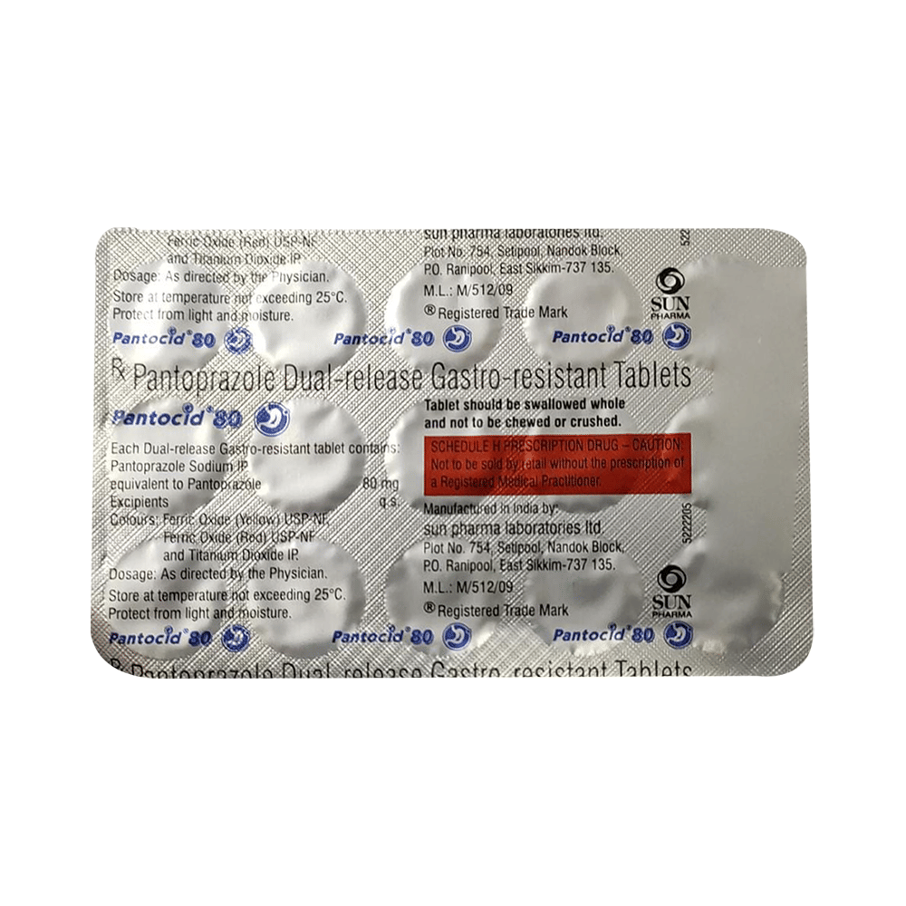 Pantocid 80 Dual-Release Tablet