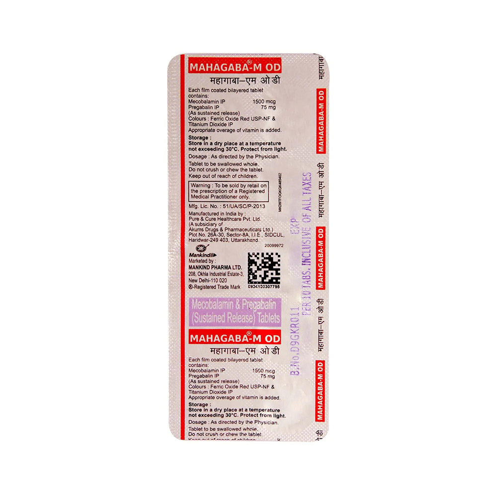 Mahagaba-M OD Tablet SR