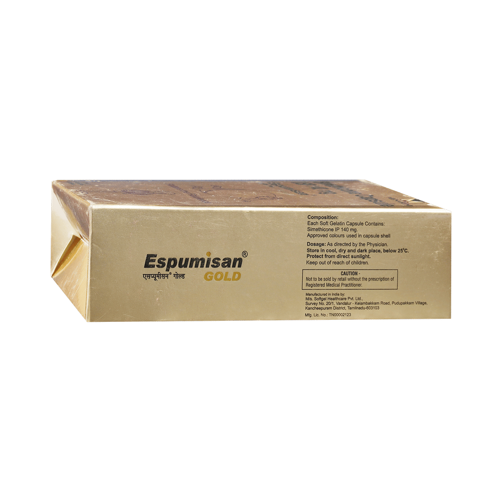 Espumisan Gold Simethicone Capsule for Flatulence