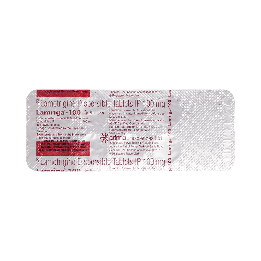 Lamriga 100mg Tablet DT