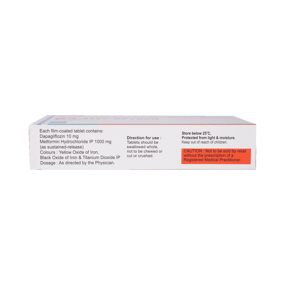 Dajio M 10mg/1000mg Tablet
