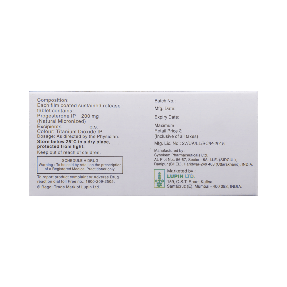 Lupigest SR 200 Tablet