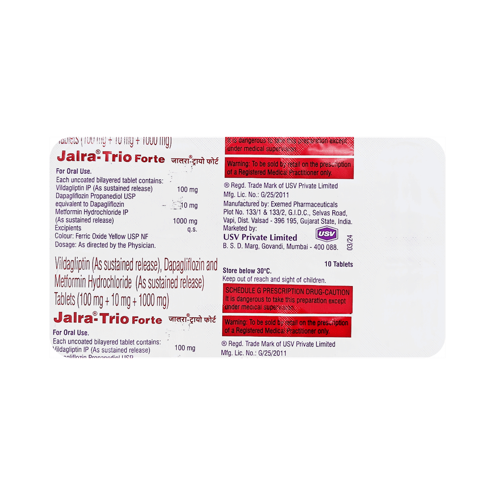 Jalra-Trio Forte Tablet SR