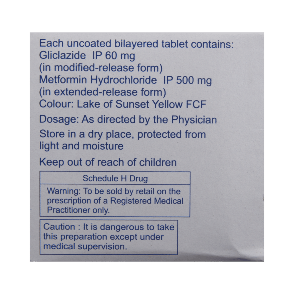GlYcInorm-M 60 OD Tablet