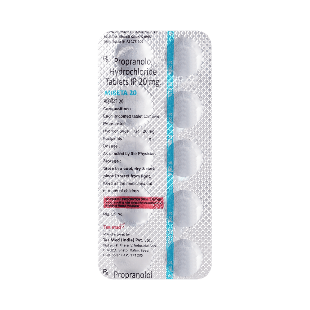 Mibeta 20mg Tablet