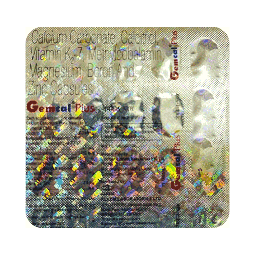 GEMcal Plus Soft Gelatin Capsule
