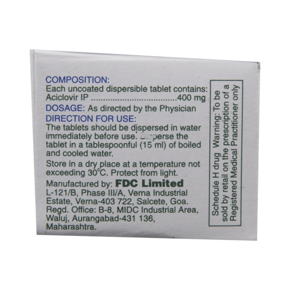 Ocuvir 400 DT Tablet