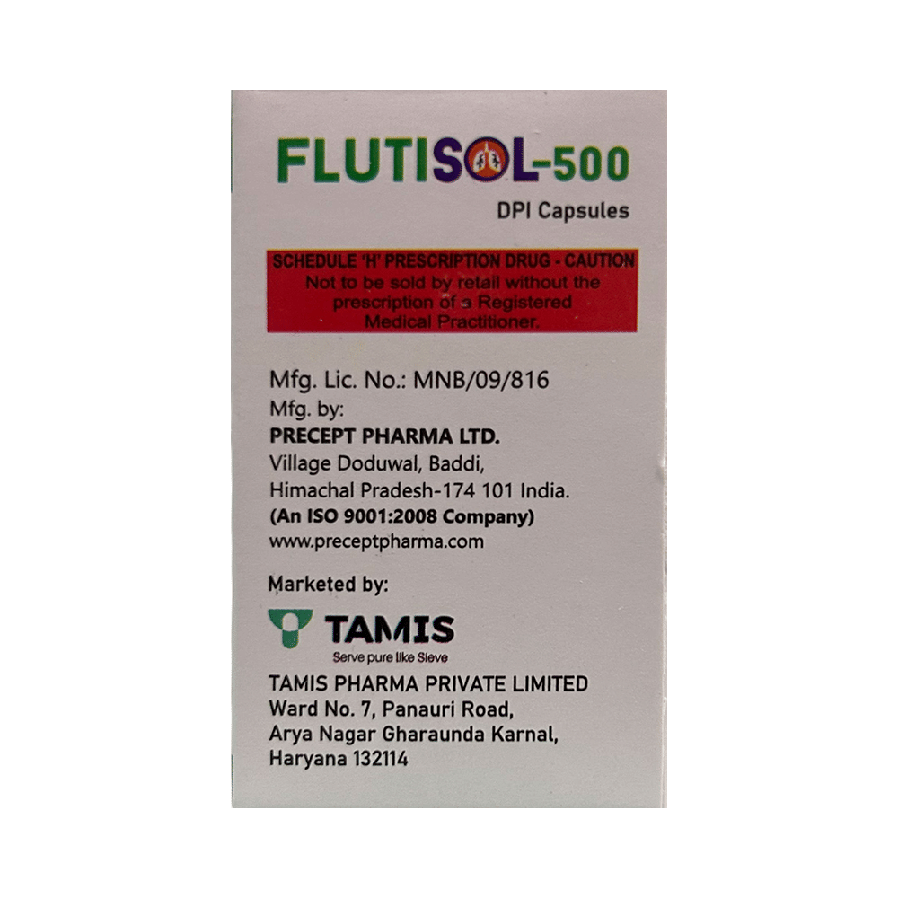 Flutisol 500 DPI Capsule